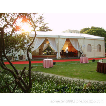 Manufature Unforgetable Luxury Marquee Wedding Tents with Colorful LED & Firm Wood Floor of Aomei Tent (WT012)
